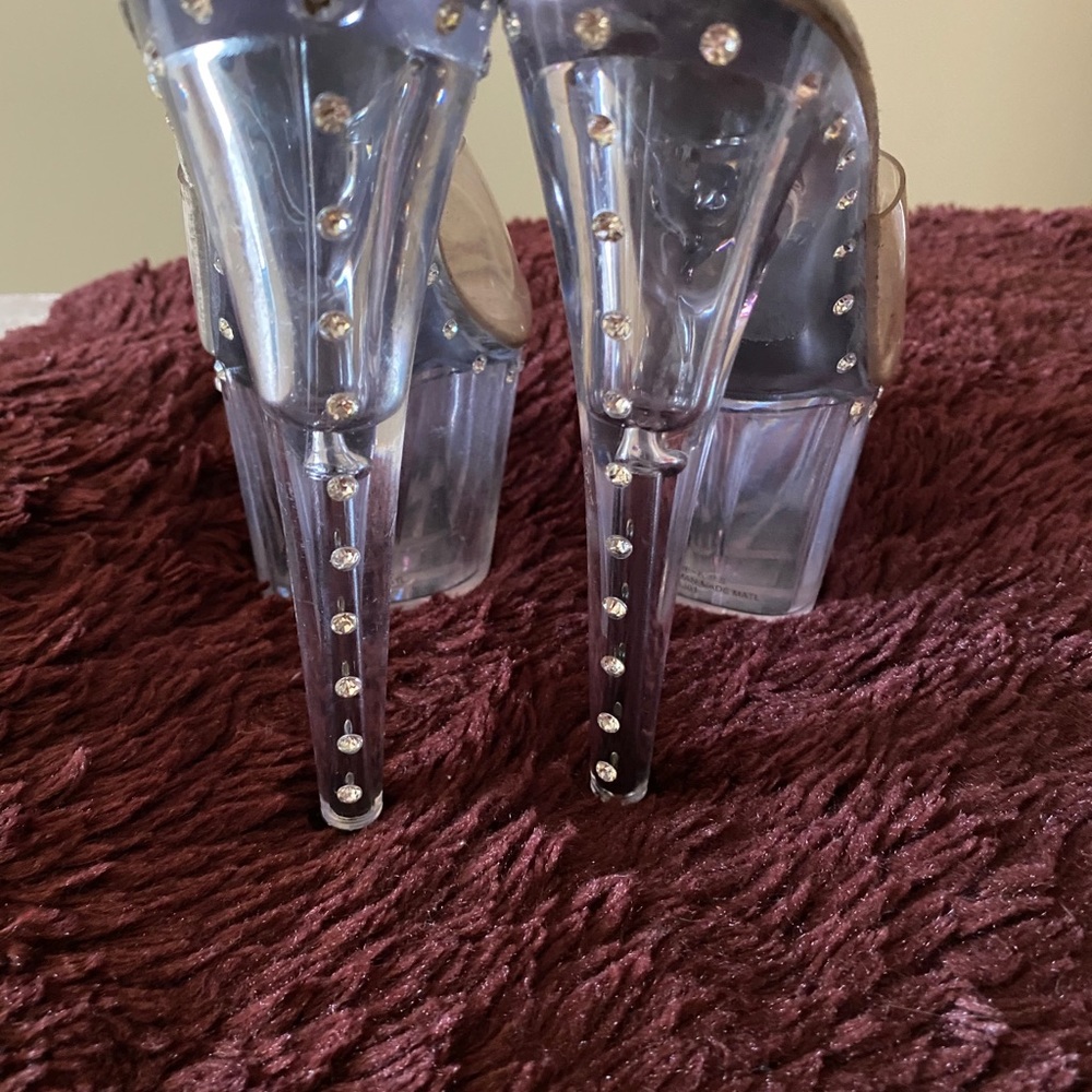 Dancer clear high heels